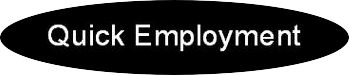 A black and white picture of the word employ.