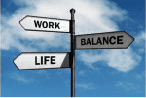 A pole with four different signs on it.